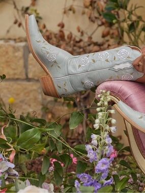 Lucchese floral cowboy boots
